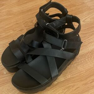 Urban outfitters strapy platforms